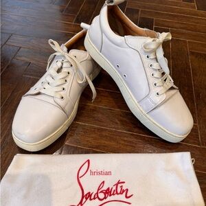 Loubutin men leather sneakers